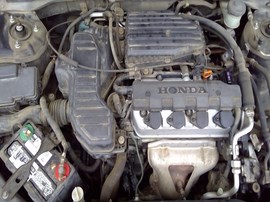 2004 HONDA CIVIC, VP MODEL, 1.7L, AT,  A25210